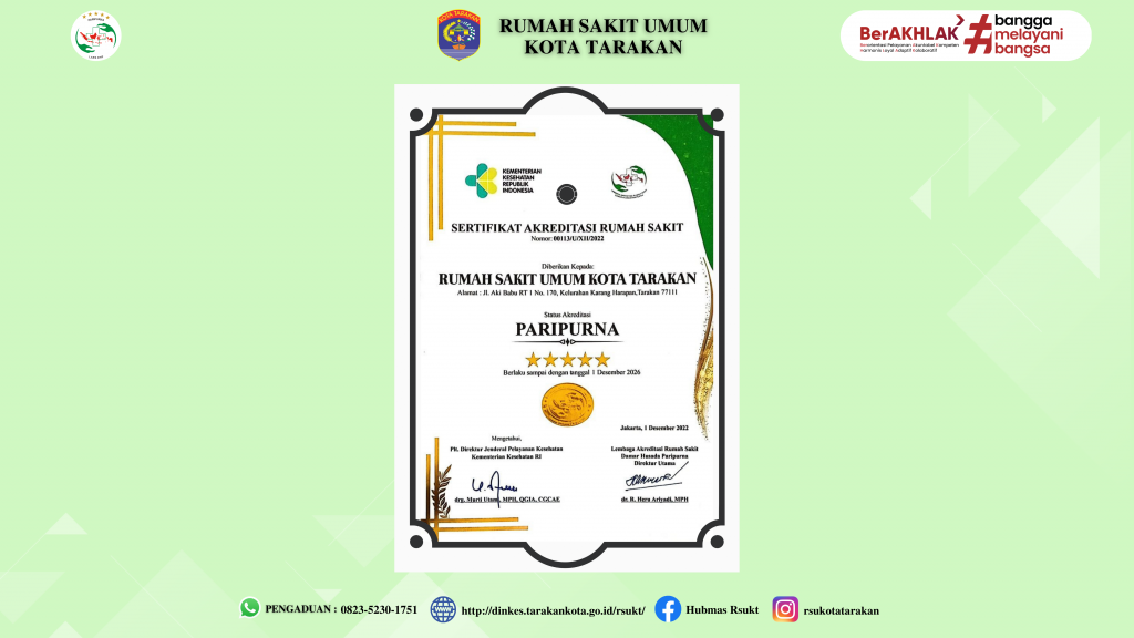 SERTIFIKAT AKREDITASI