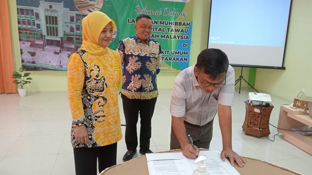 SERAH TERIMA JABATAN KEPALA BIDANG PELAYANAN DAN KEPALA SEKSI PEMASARAN DAN KERJASAMA RUMAH SAKIT UMUM KOTA TARAKAN