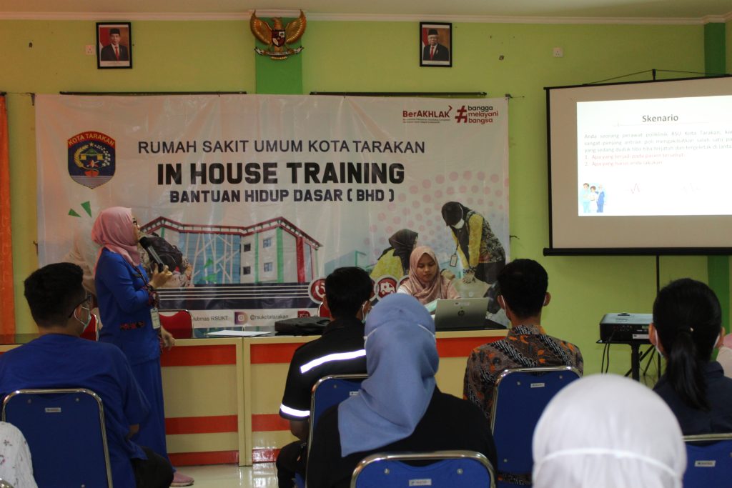 In House Training Bantuan Hidup Dasar (BHD) di RSU Kota Tarakan Tahun 2024, Rabu 26 Juni 2024